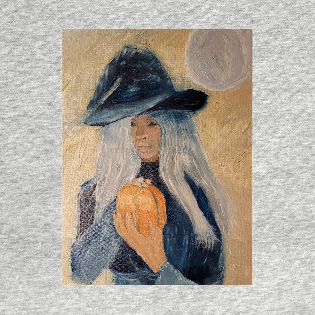 Trick or treat oil painting by Tabitha kremesec by Tabitha Kremesec 